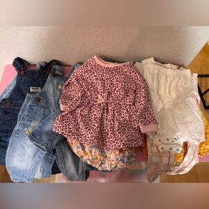 Baby Girl 6M Clothing Bundle Lot